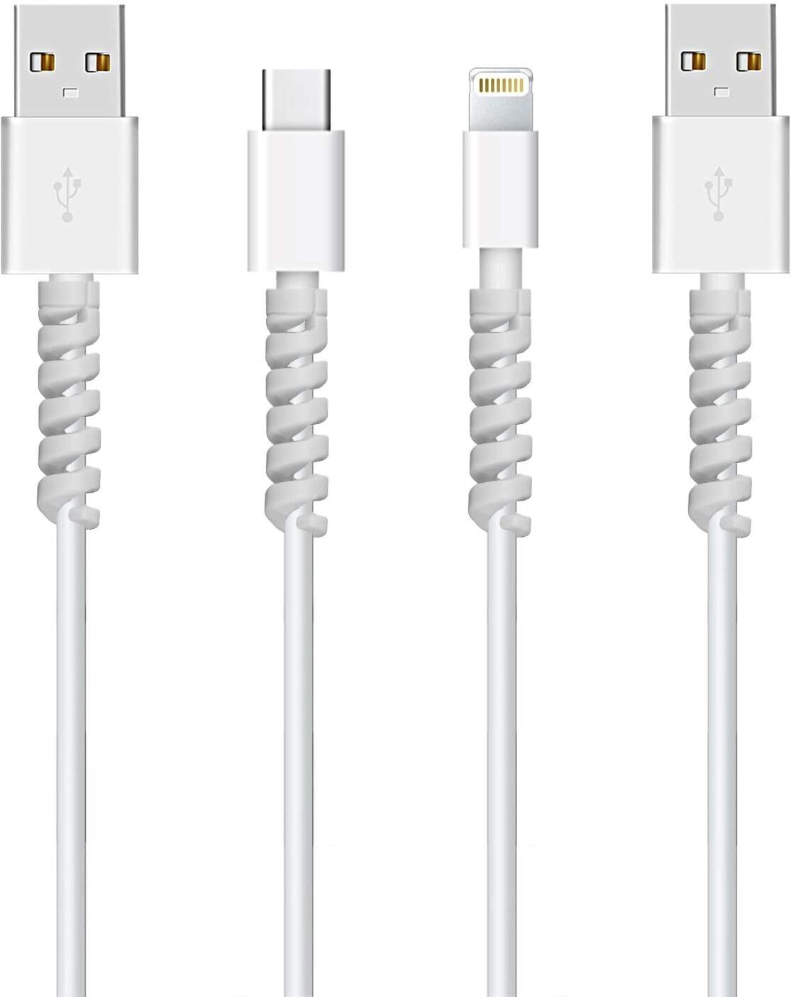 Spiral 1 Meter Each-Full Size for Cable Cord & Charger Cable Protect * (1 Pcs)