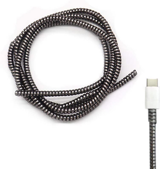 Spiral 1 Meter Each-Full Size for Cable Cord &  Charger Cable Protect * (1 Pcs)